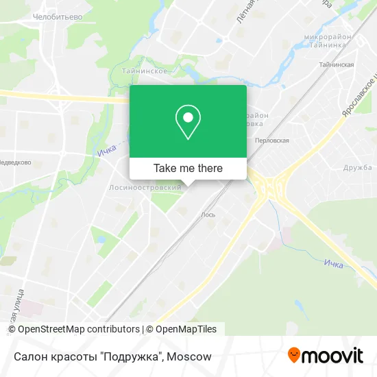 Салон красоты "Подружка" map