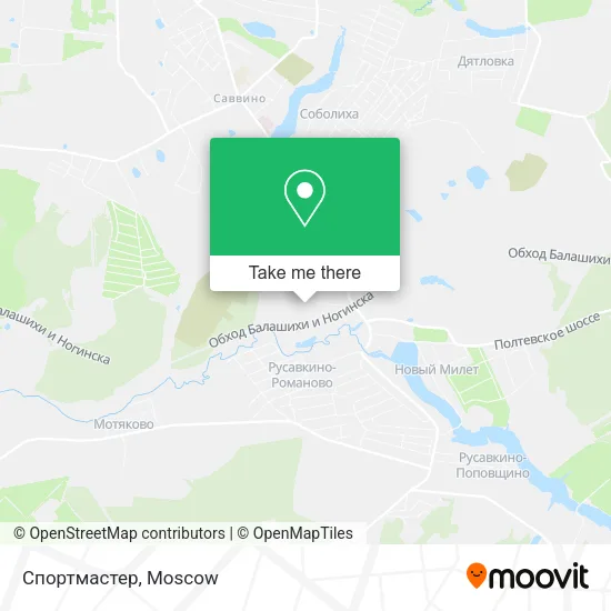 Спортмастер map