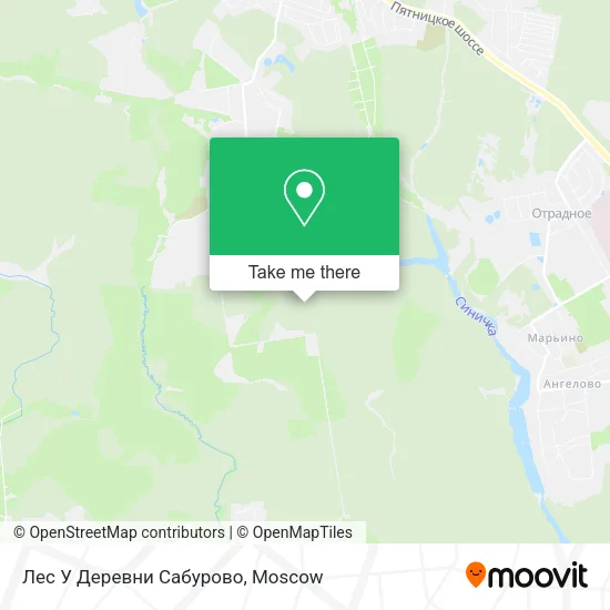 Лес У Деревни Сабурово map