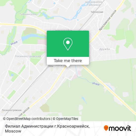 Филиал Администрации г.Красноармейск map