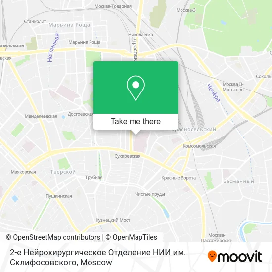 2-е Нейрохирургическое Отделение НИИ им. Склифосовского map