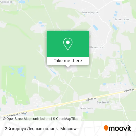 2-й корпус Лесные поляны map