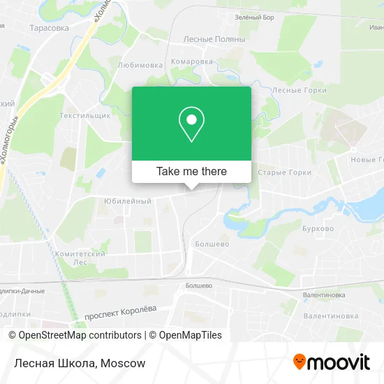 Лесная Школа map