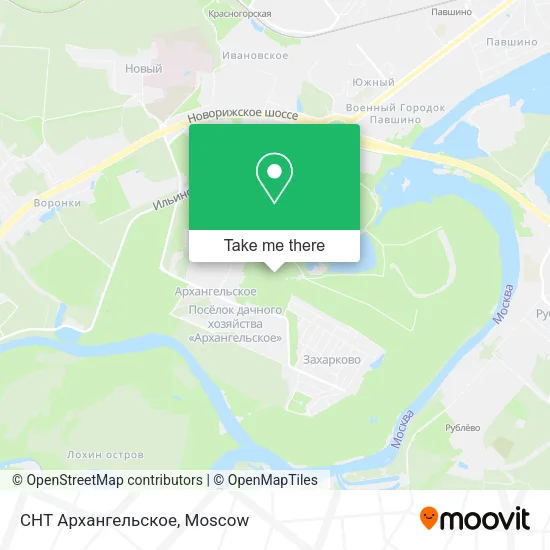 СНТ Архангельское map