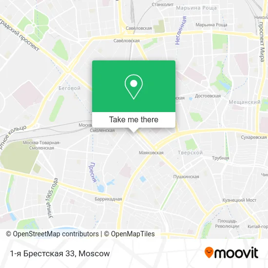 1-я Брестская 33 map