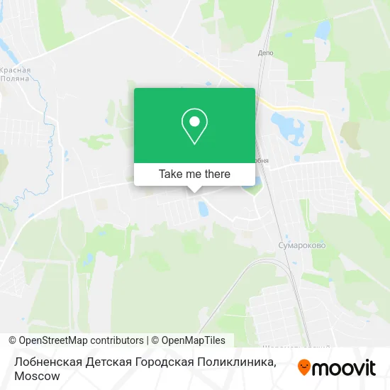 Лобненская Детская Городская Поликлиника map