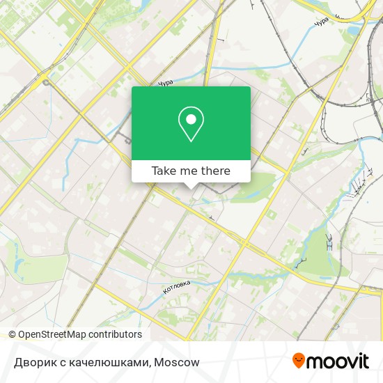 Дворик с качелюшками map