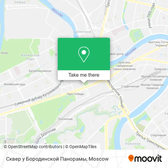 Сквер у Бородинской Панорамы map
