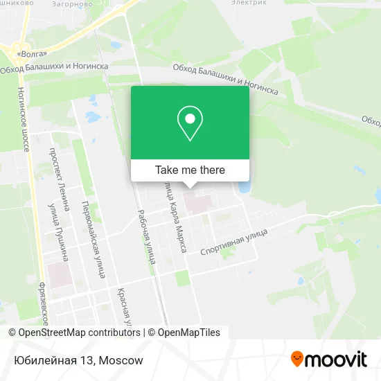 Юбилейная 13 map