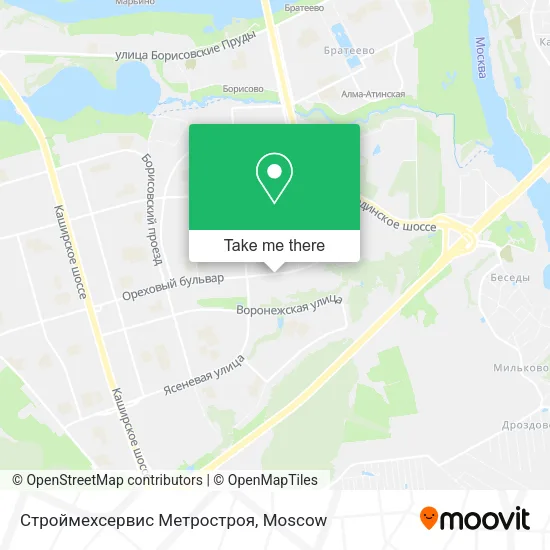Строймехсервис Метростроя map
