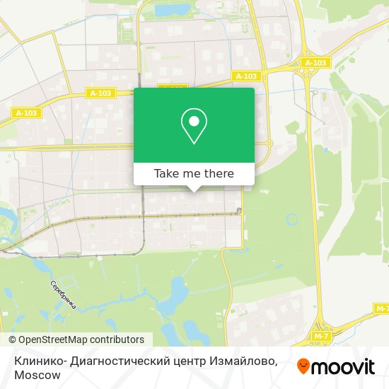 Клинико- Диагностический центр Измайлово map