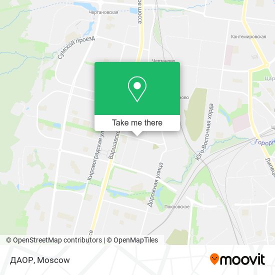 ДАОР map