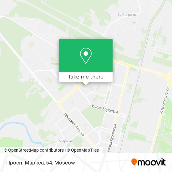 Просп. Маркса, 54 map