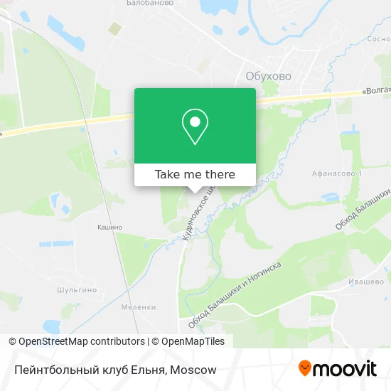 Пейнтбольный клуб Ельня map