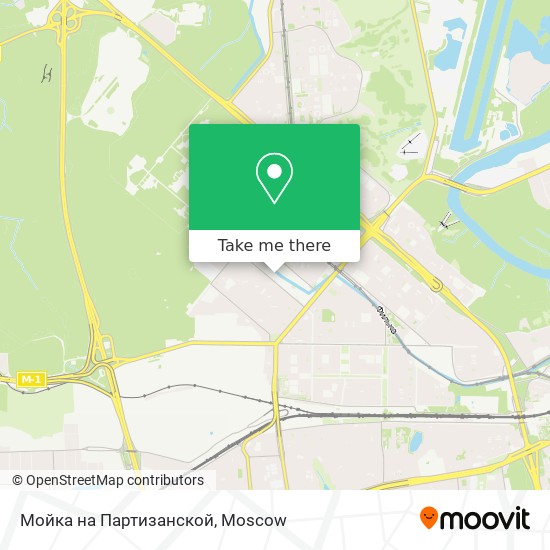 Мойка на Партизанской map