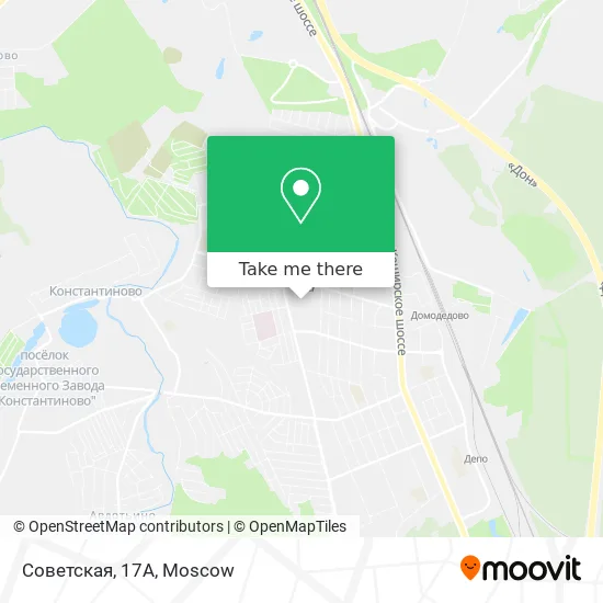 Советская, 17А map
