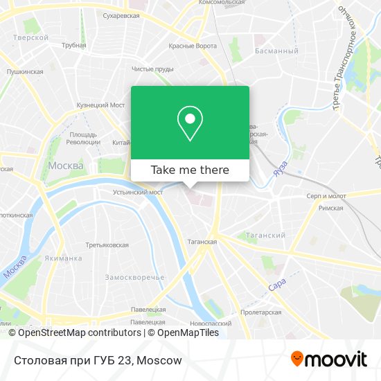 Столовая при ГУБ 23 map