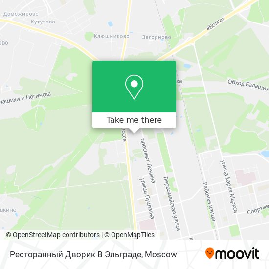 Ресторанный Дворик В Эльграде map