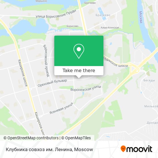 Клубника совхоз им. Ленина map
