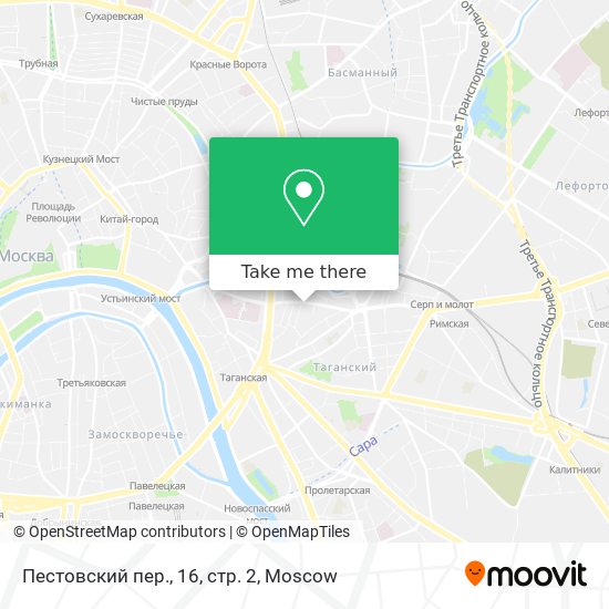 Пестовский пер., 16, стр. 2 map