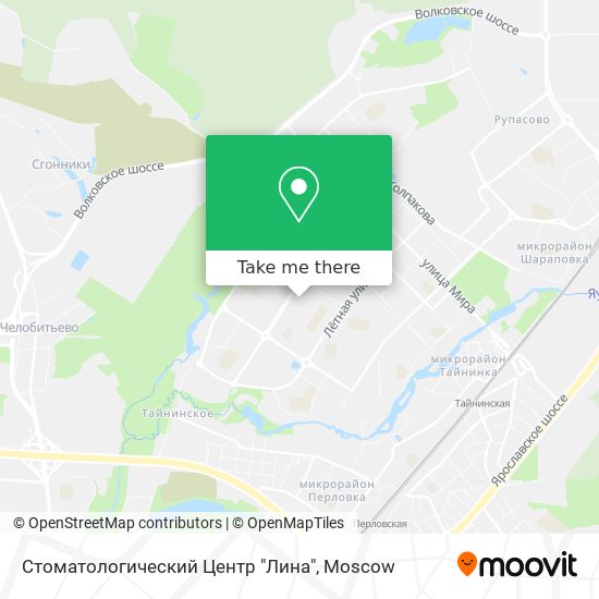 Стоматологический Центр "Лина" map