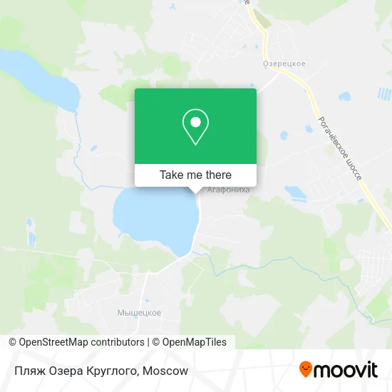 Пляж Озера Круглого map