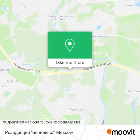 Резиденции "Бенилюкс" map