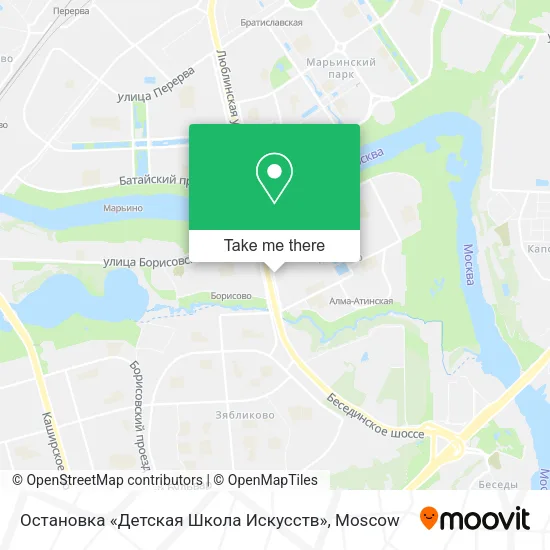 Остановка «Детская Школа Искусств» map