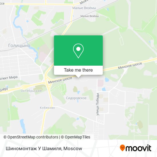 Шиномонтаж У Шамиля map