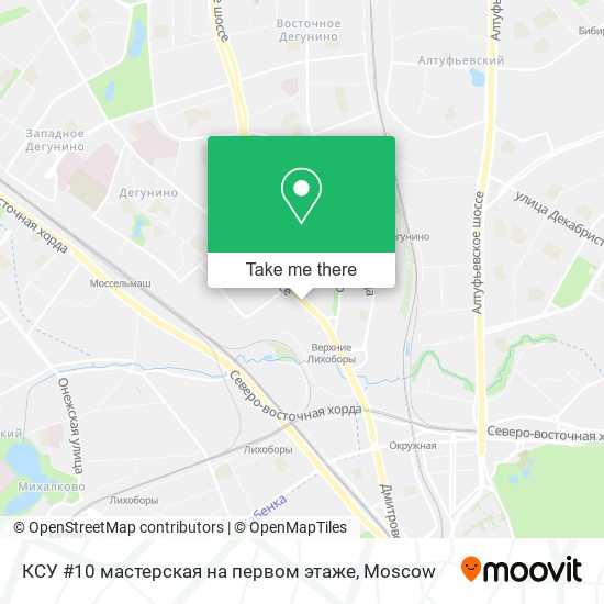 КСУ #10 мастерская на первом этаже map