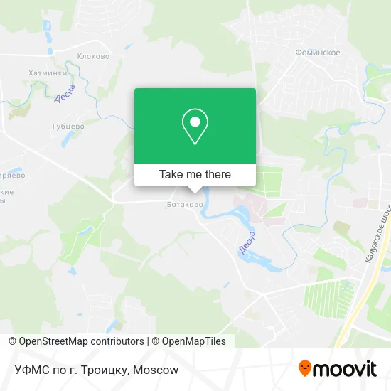 УФМС по г. Троицку map