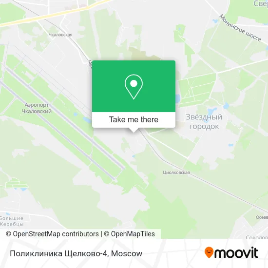 Поликлиника Щелково-4 map