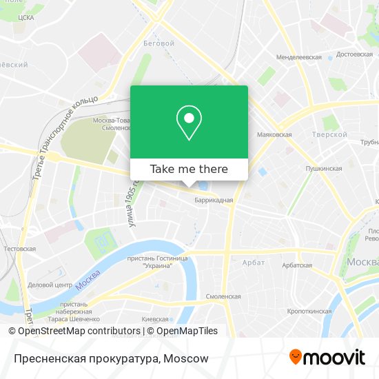 Пресненская прокуратура map