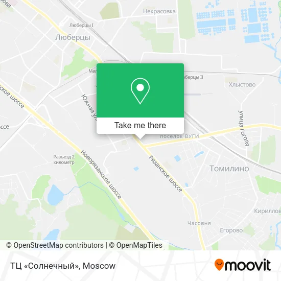 ТЦ «Солнечный» map