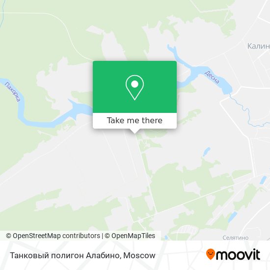 Танковый полигон Алабино map