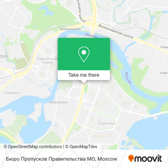 Бюро Пропусков Правительства МО map