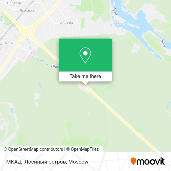 МКАД- Лосиный остров map