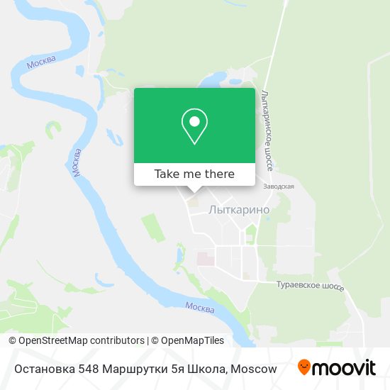 Остановка 548 Маршрутки 5я Школа map