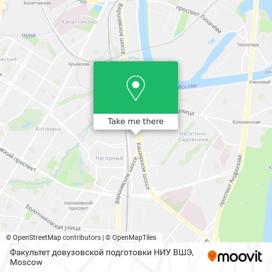 Факультет довузовской подготовки НИУ ВШЭ map