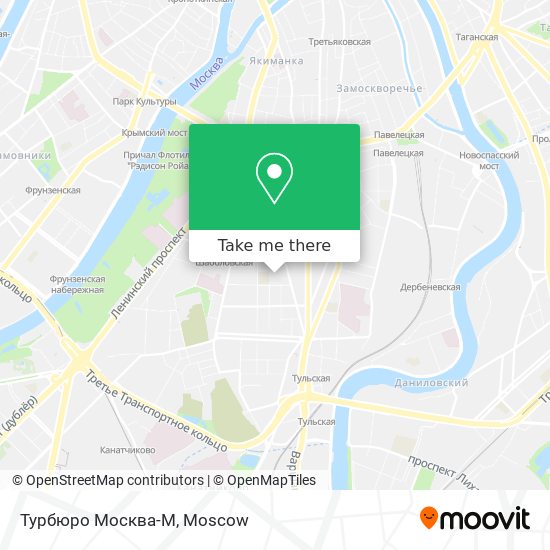 Турбюро Москва-М map