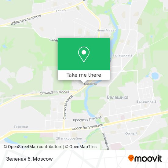 Зеленая 6 map