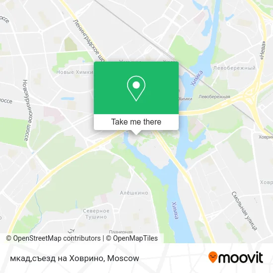 мкад,съезд на Ховрино map