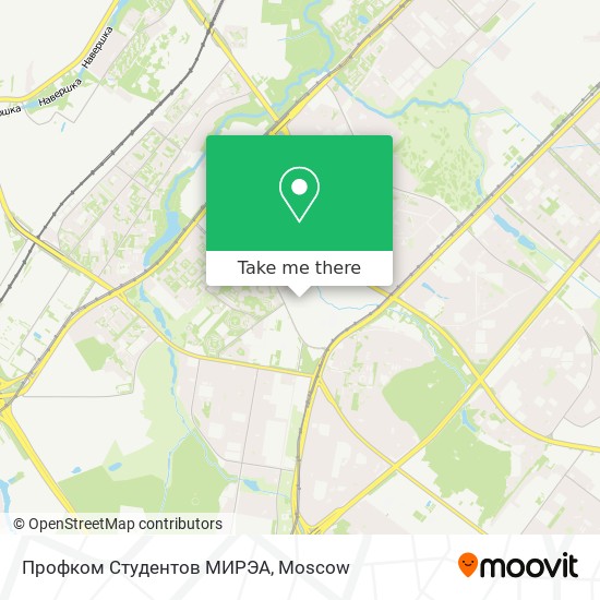 Профком Студентов МИРЭА map