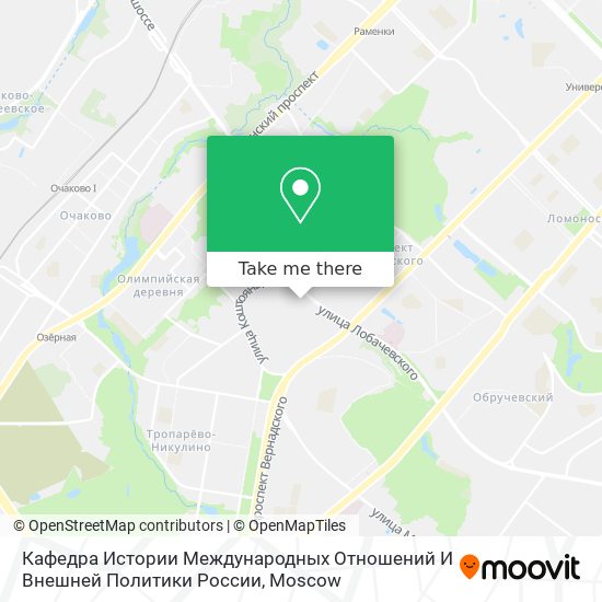 Кафедра Истории Международных Отношений И Внешней Политики России map