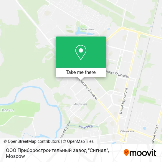 ООО Приборостроительный завод "Сигнал" map