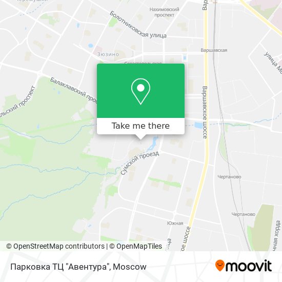 Парковка ТЦ "Авентура" map