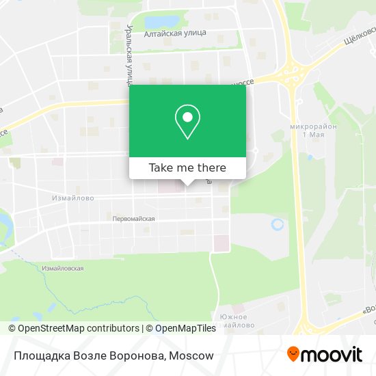 Площадка Возле Воронова map