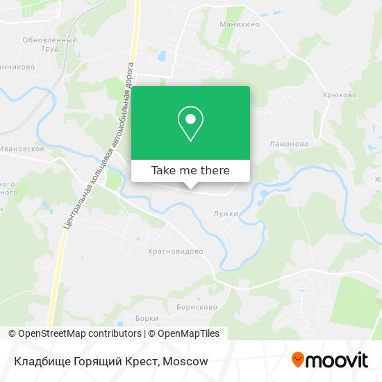 Кладбище Горящий Крест map