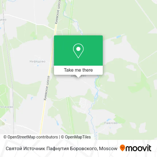 Святой Источник Пафнутия Боровского map