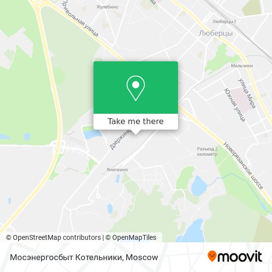 Мосэнергосбыт Котельники map